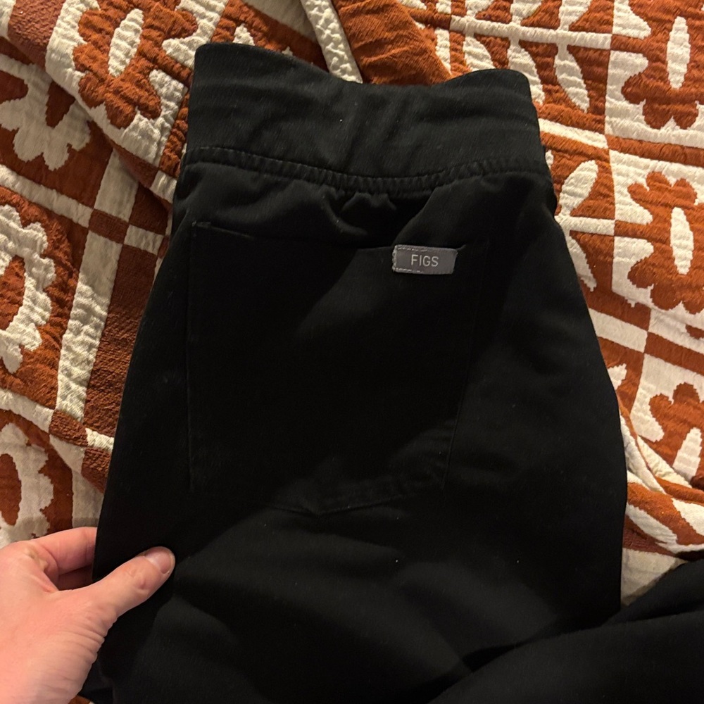 Figs Black Professional Scrub Set